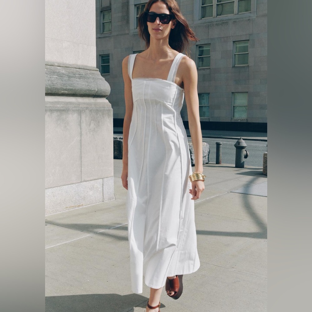 Zara COLLECTION TRIM MAXI DRESS